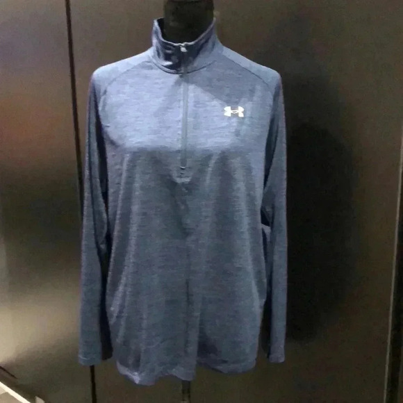 Under Armor Loose Fit athletic pullover/jacket, 1/4 zip,logo graphic,lightweight - Picture 1 of 8
